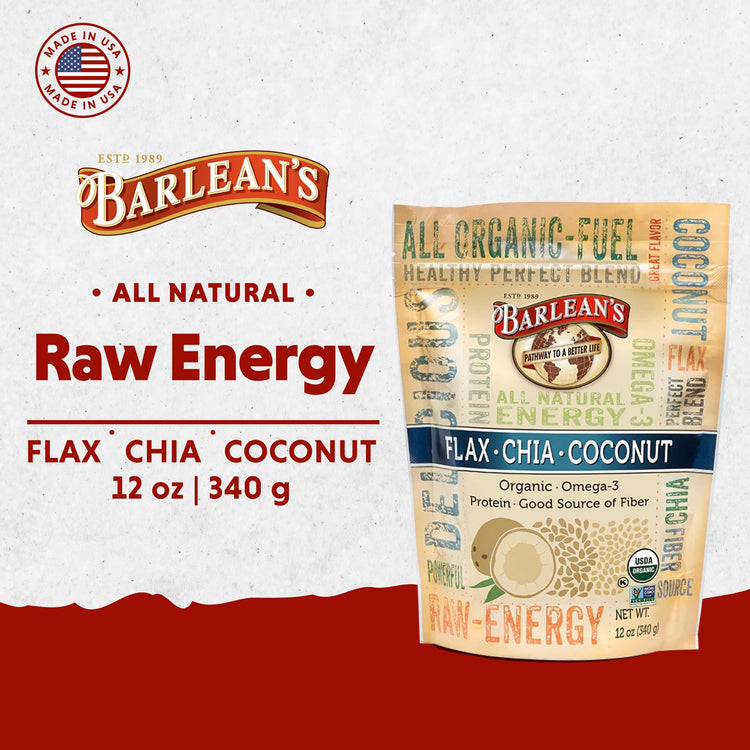 Organic Flax Chia Coconut Seed Blend with 2 (12 Ounce)