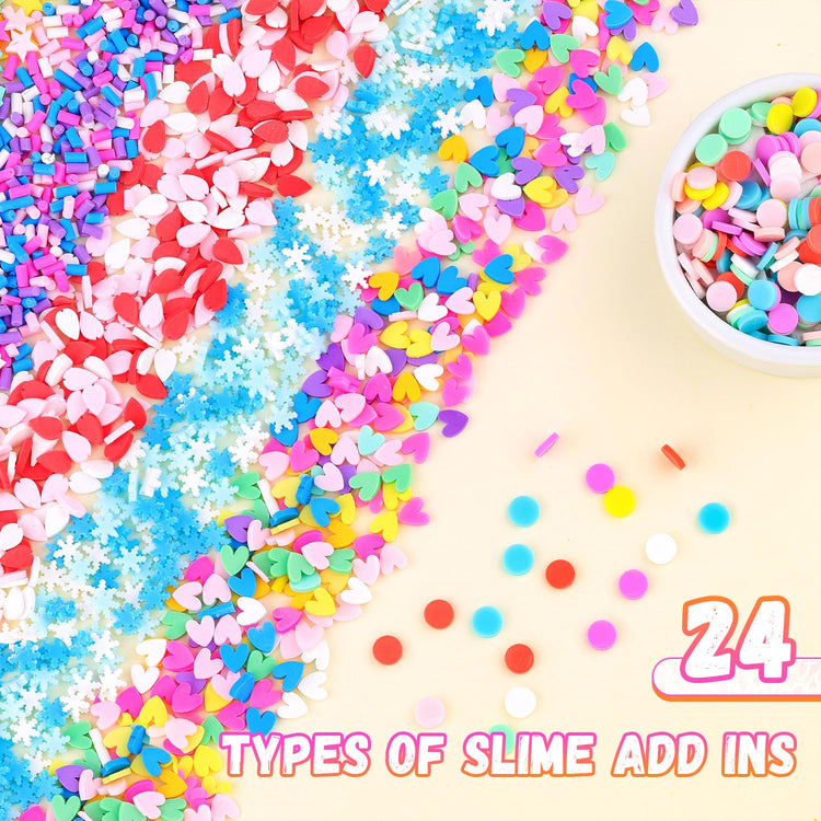 24 Grid Slime Mix Ins Slime Add Ins
