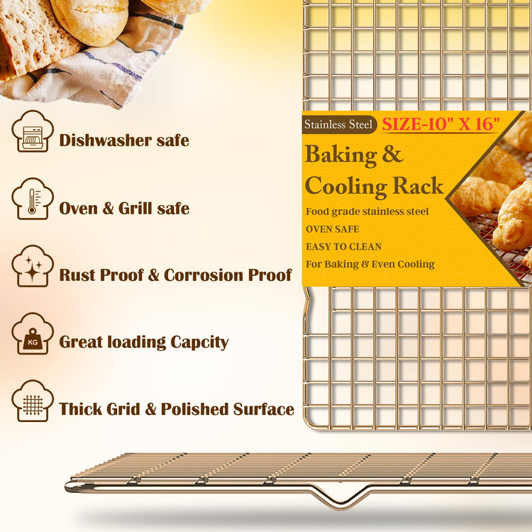 2PCS Cooling Racks for Cooking and Baking