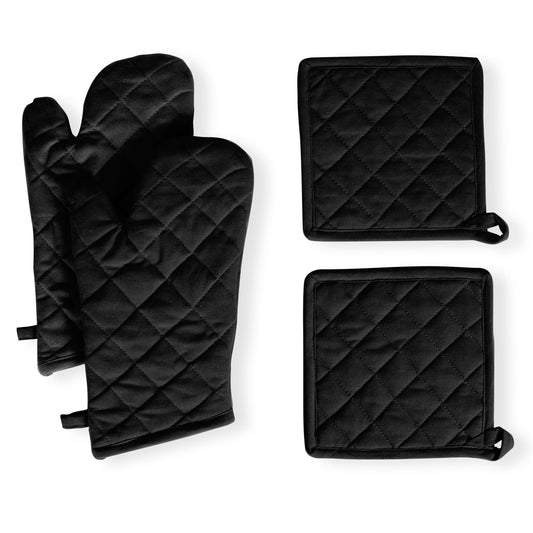 Pot Holders and Oven Mitts Sets for Kitchen Heat Resistant