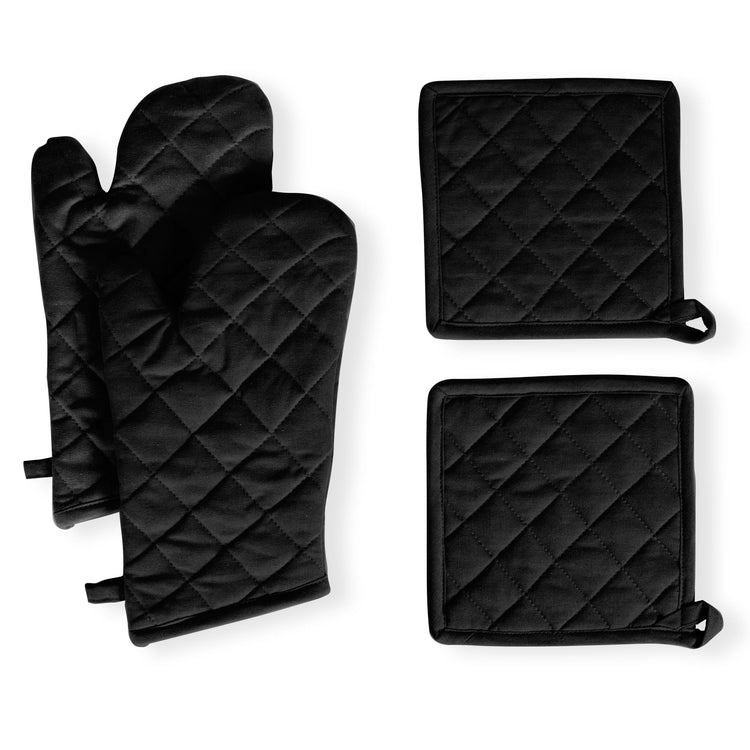 Pot Holders and Oven Mitts Sets for Kitchen Heat Resistant