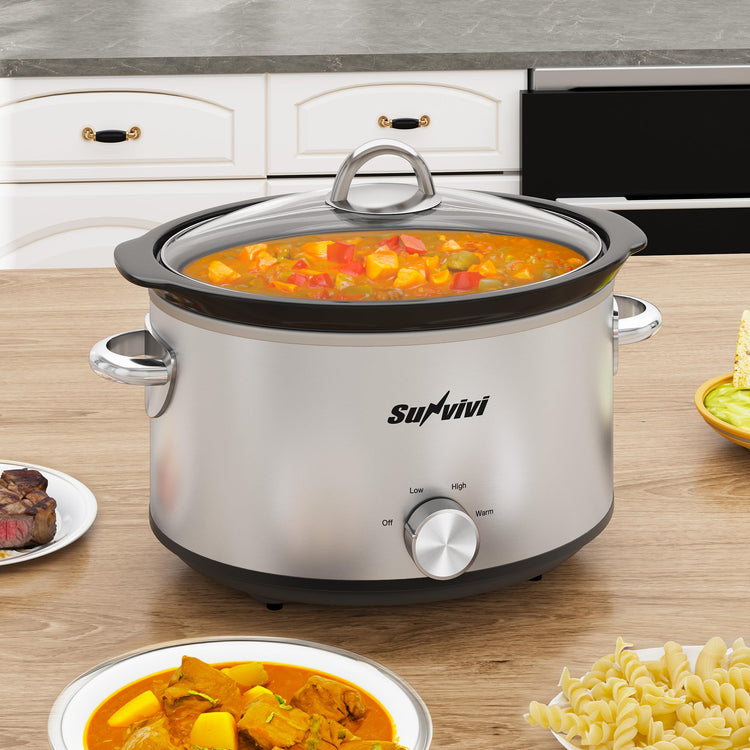Small Slow Cooker 4QT