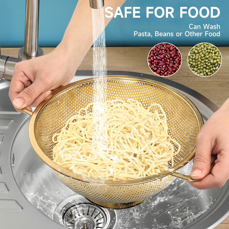Gold Strainer for Kitchen