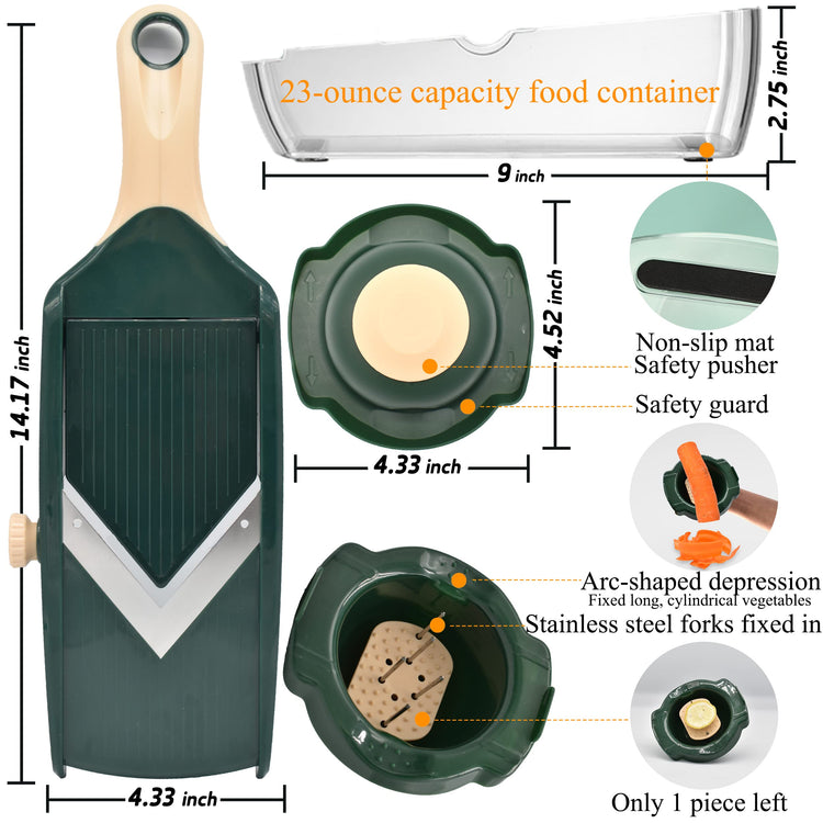 Adjustable Mandoline Slicer for Kitchen