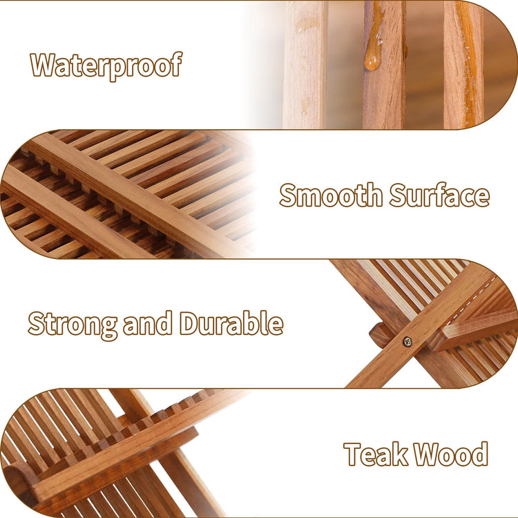 Teak Wood Dish Drying Rack