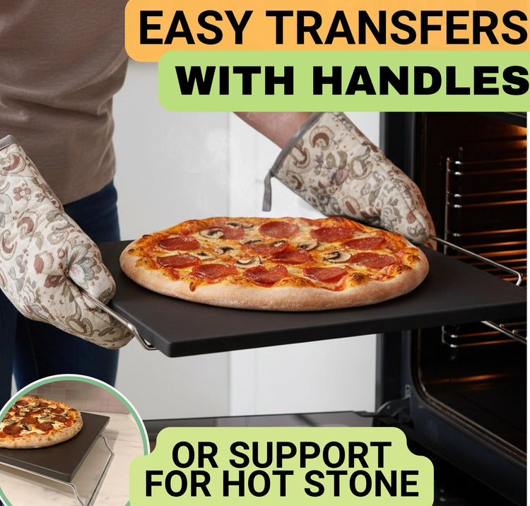Easy Clean Non Stick Ceramic Pizza Stone