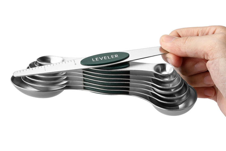 Stainless Steel Magnetic Measuring Spoons Set of 8 (8 Count)