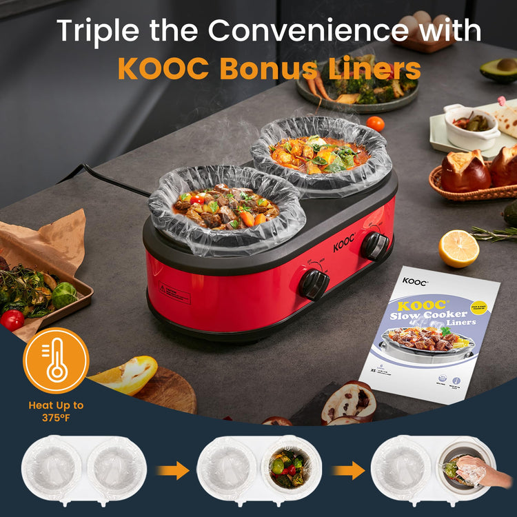 Double Small Slow Cooker