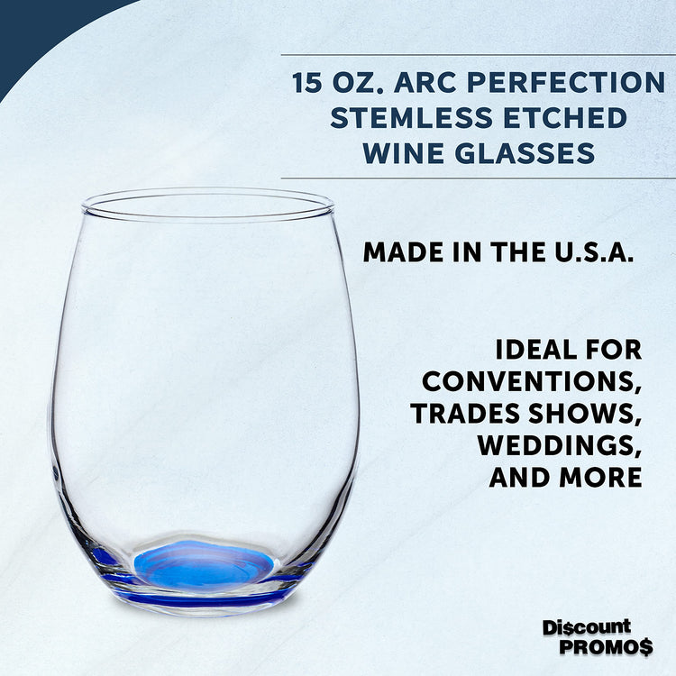 Stemless Wine Glasses in Bulk by ARC Perfection (10 Count)