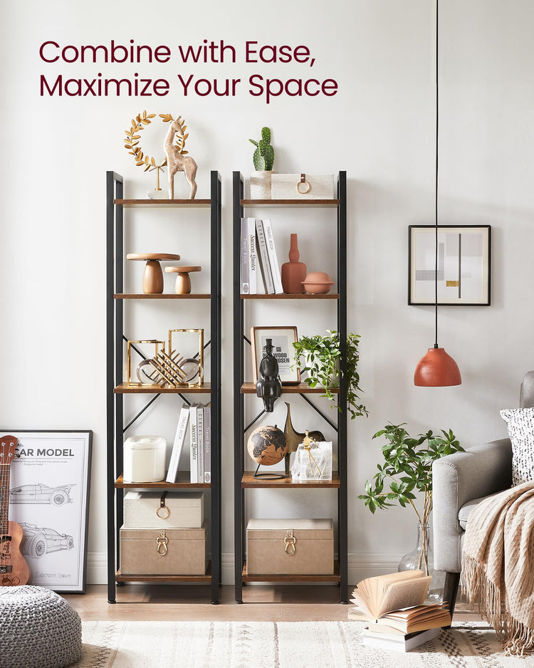 5 Tier Bookshelf