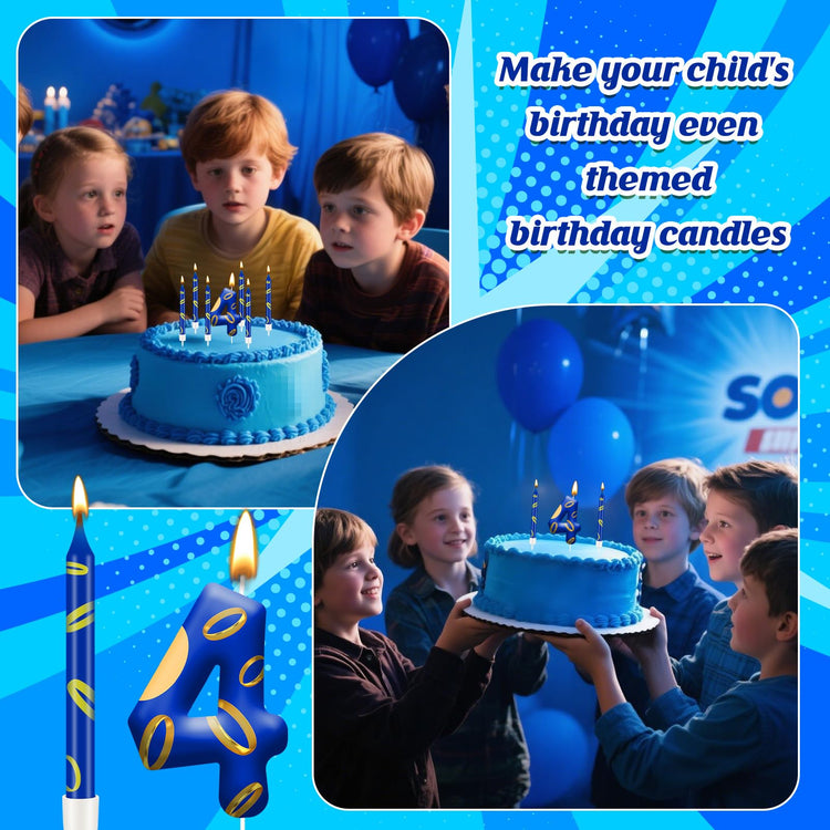 13PCS Birthday Cake Candles Set (13 Count)