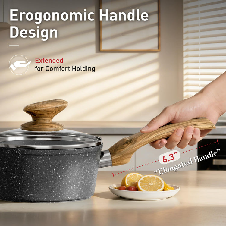 Pots and Pans Set Non Toxic