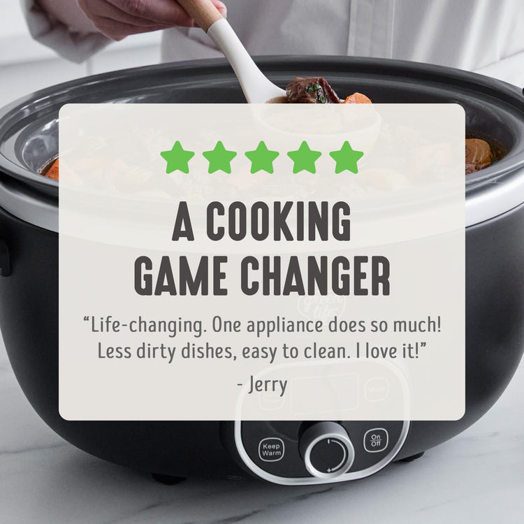6QT Ceramic Nonstick Slow Cooker
