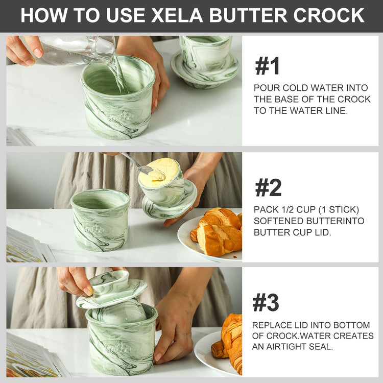 Ceramic Butter Crock