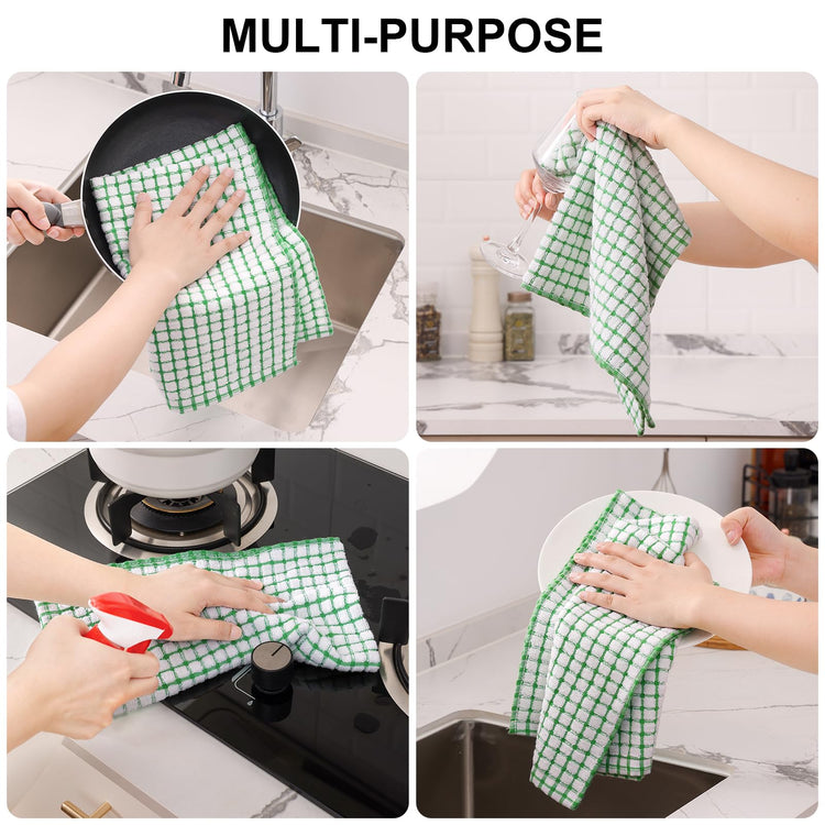 Cotton 6 Pack Terry Kitchen Towels (6 Count)