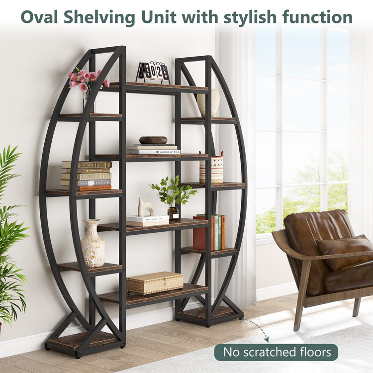 Oval Bookshelf