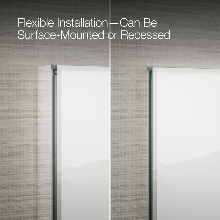 Frameless Bathroom Mirror Medicine Cabinet
