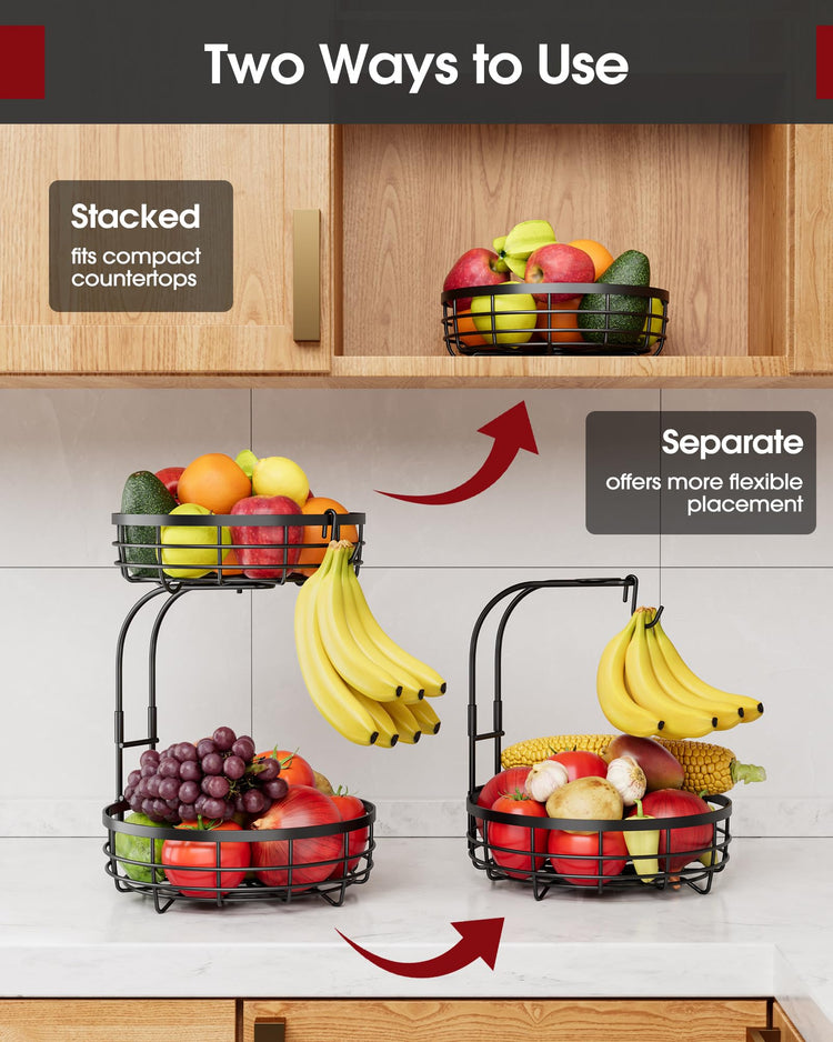 Fruit Basket for Kitchen Counter