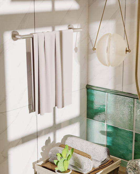 18 Inches Brushed Grey Towel Bar for Bathroom Kitchen Hand Towel Holder Dish Cloths Hanger SUS304 Stainless Steel RUSTPROOF Wall Mount