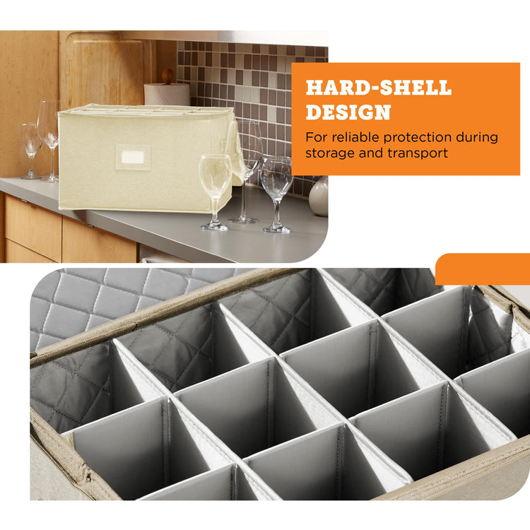 Wine Glass Storage Case