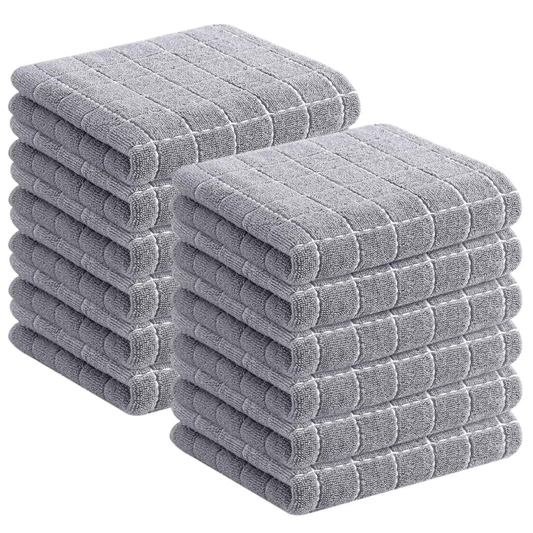 100% Cotton Terry Kitchen Towels (12 Count)