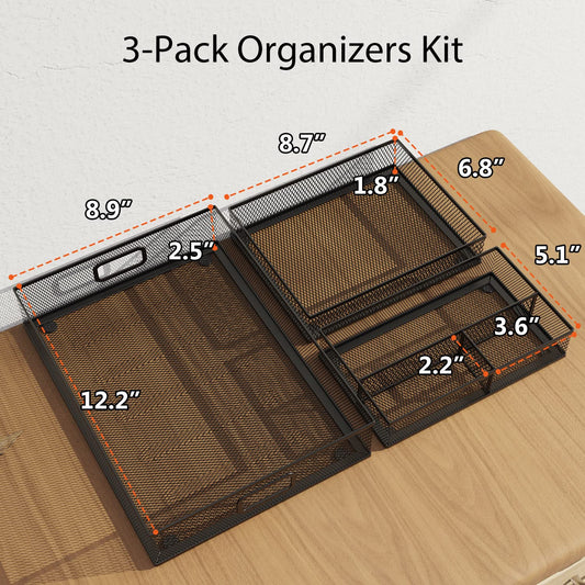 Desk Drawer Organizer Set