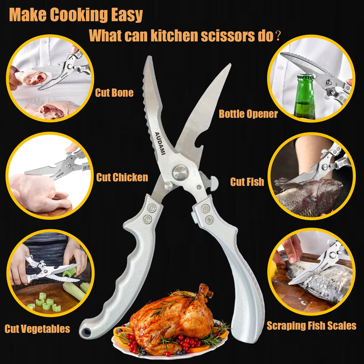 2 Piece Kitchen Shears Set