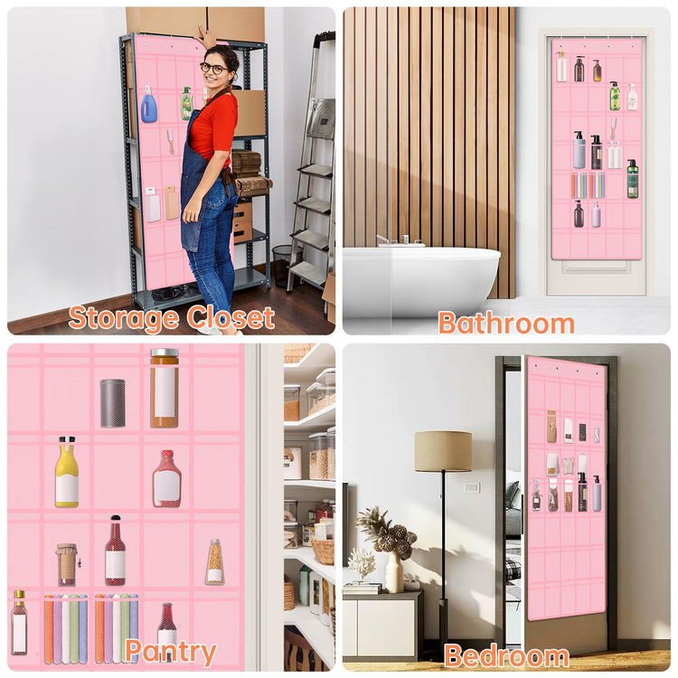 35 Pockets Door Hanging Cup Organizer Fit for Stanley Tumblers