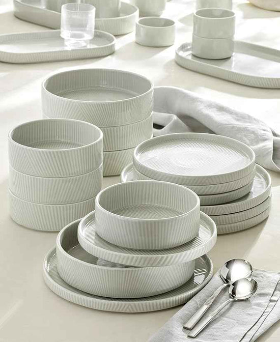 Lenox 898017 Modulus 12-Piece Bowl Set, Vapor