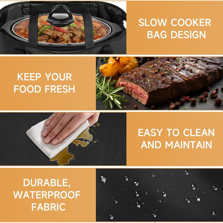 Portable Slow Cooker Travel Bag
