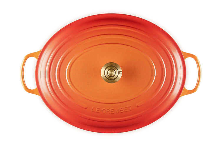 Enameled Cast Iron Oval Dutch Oven
