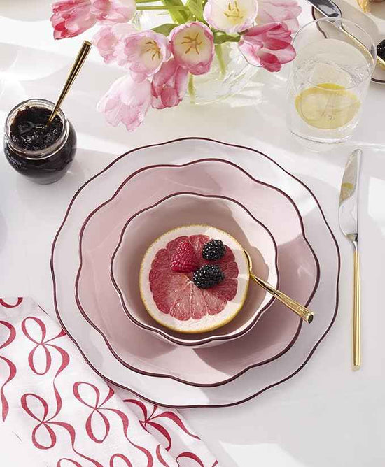 kate spade new york Garden Party 16-Piece Dinnerware Set, Pink