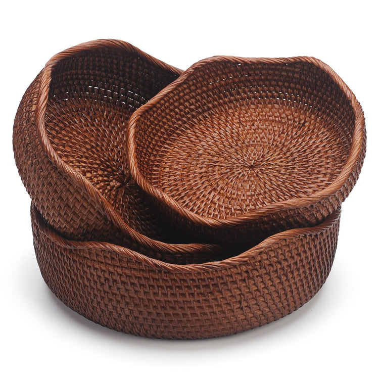 Rattan Bread Basket (2 Count)