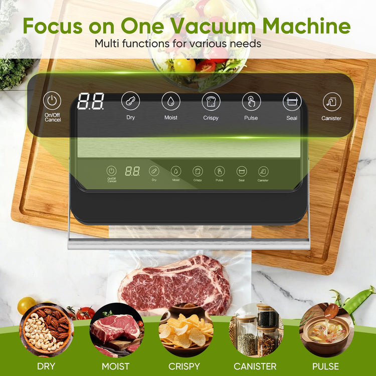 85Kpa Food Vacuum Sealer with Digital Timer