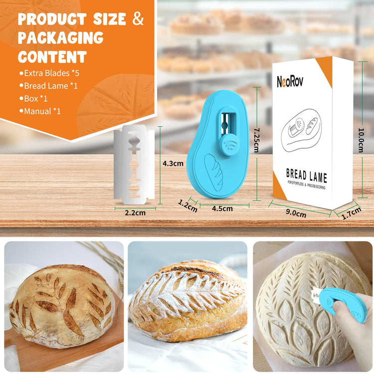 Extractable & Magnetic Bread Lame Dough Scoring Tool (5 Count)