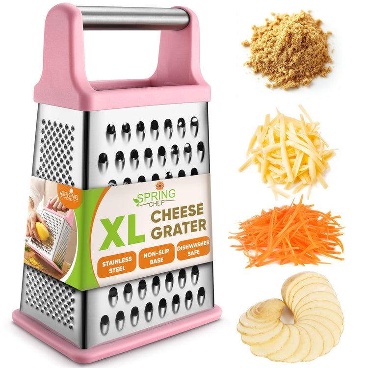 Stainless Steel XL Cheese Grater for Kitchen