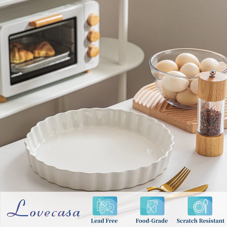 Porcelain Quiche Baking Dish