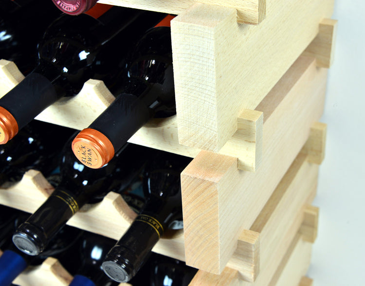 Modular Wine Rack Beechwood 40