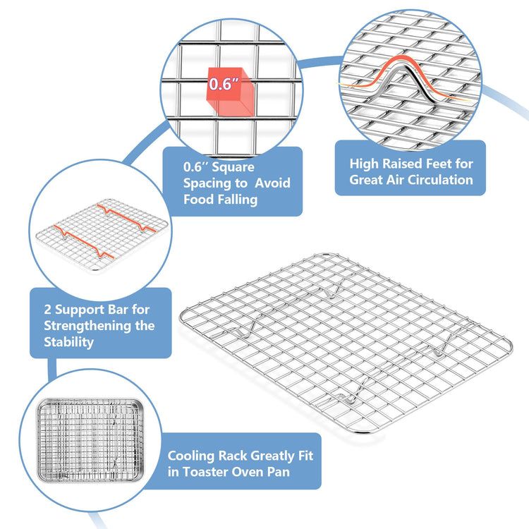 Toaster Oven Pan with Rack (20 Count)