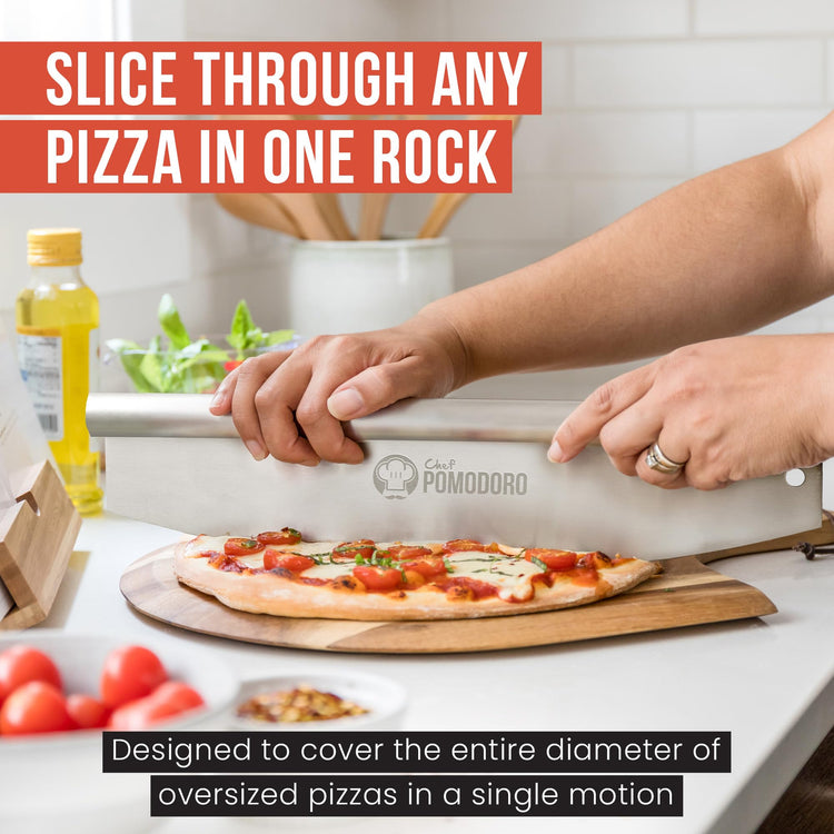 16 Inch Pizza Cutter Rocker Blade