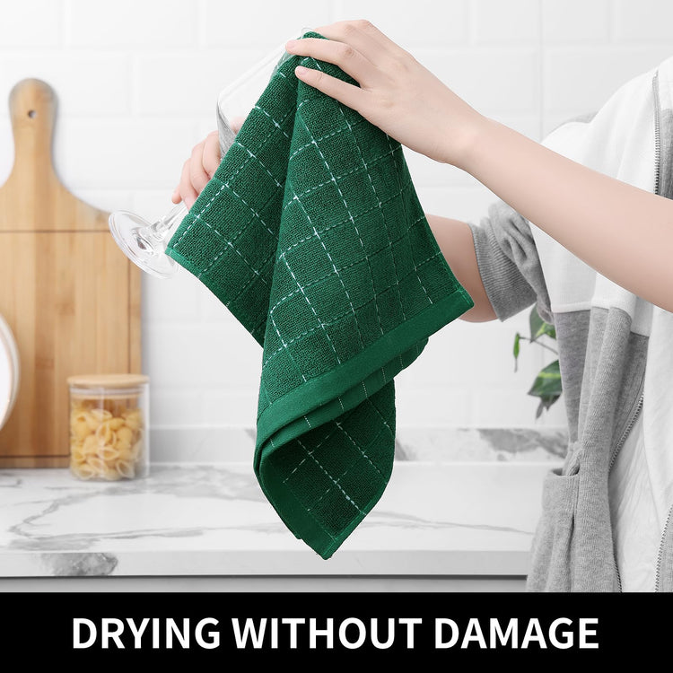 100% Cotton Terry Kitchen Towels (8 Count)