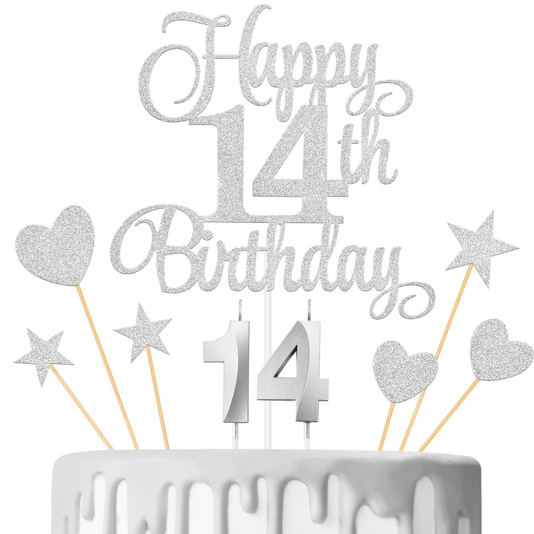 14th Birthday Cake Decorations