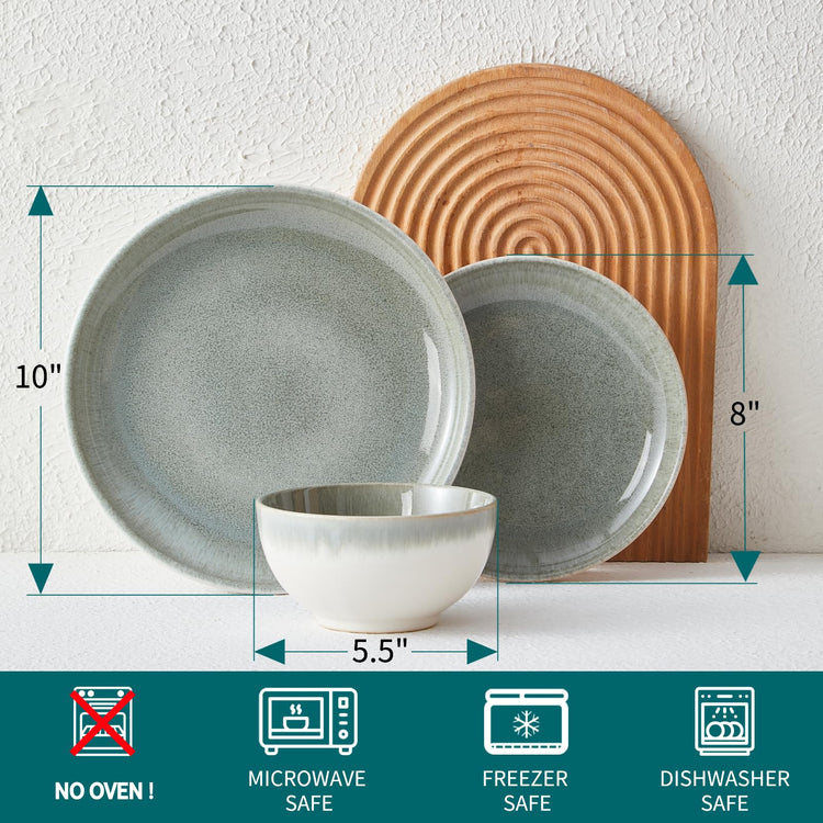 Stoneware Dinnerware Sets for 6