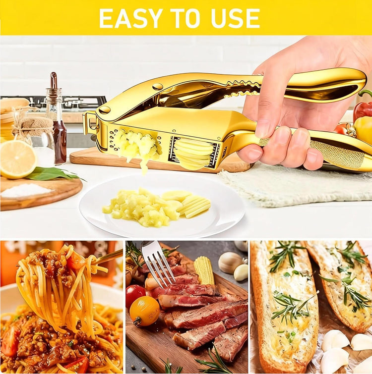 Garlic Press and Slicer 2 in 1