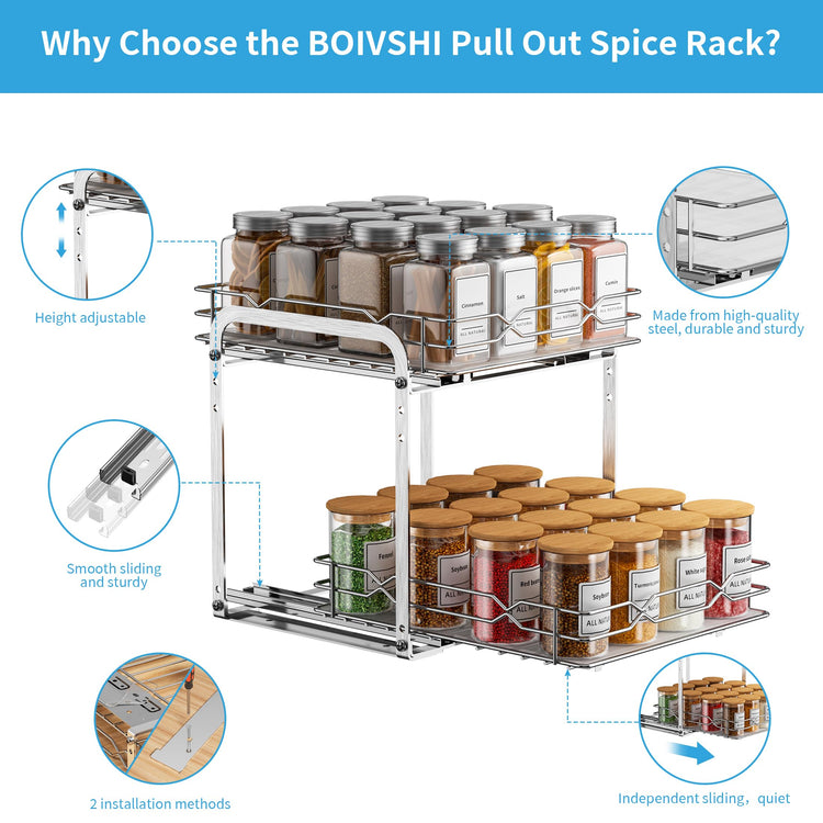 Pull Out Spice Rack
