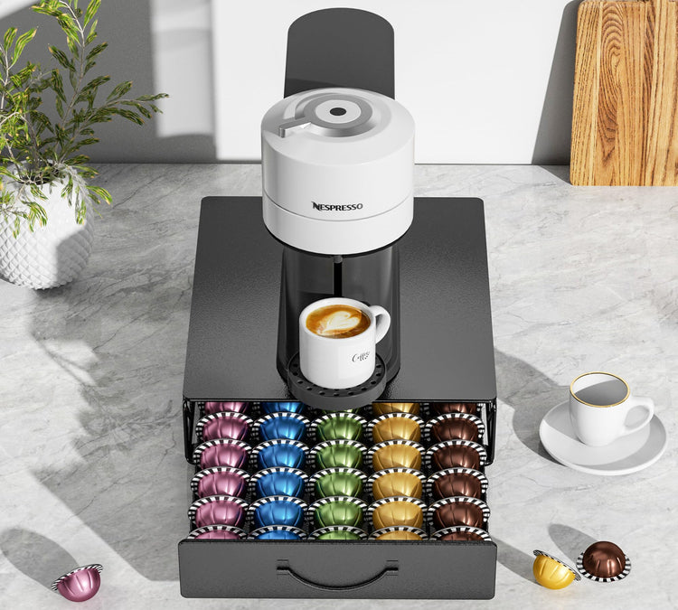 Coffee Pod Holder Drawer Compatible with Nespresso