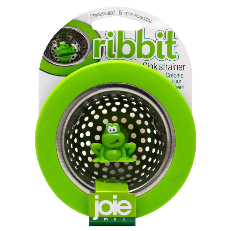 Ribbit Kitchen Sink Strainer Basket Garbage Disposal Drain Cover