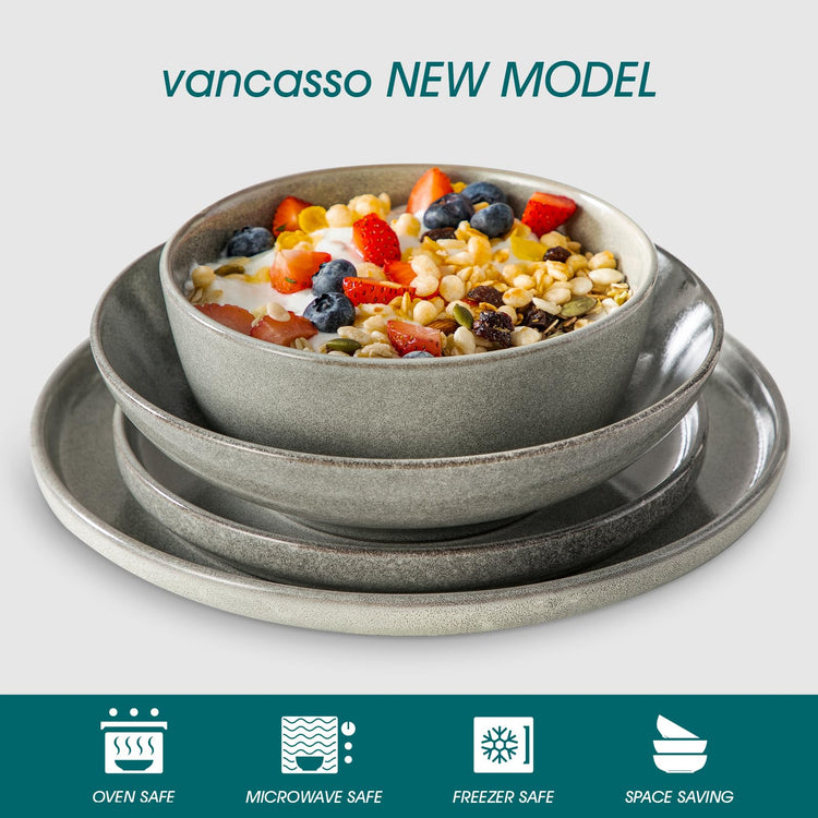 ANYA 24 Pieces Plates and Bowls Set
