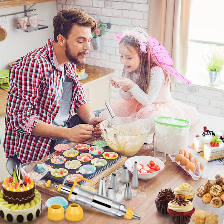 Dessert Decorating Syringe Set (13 Count)