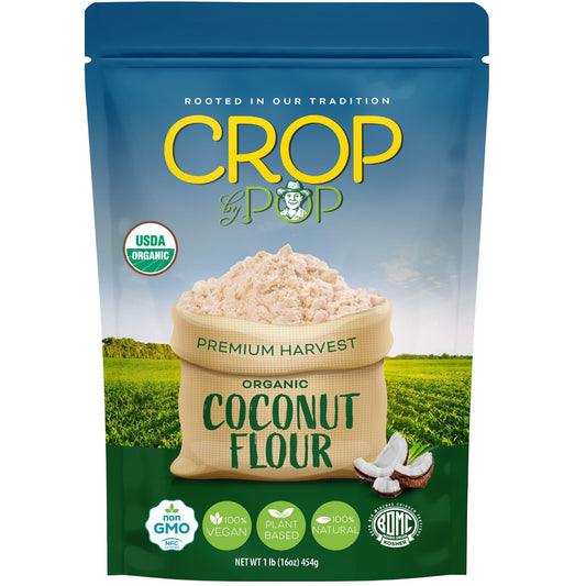 CROP BY POP Organic Coconut Flour (16 Ounce)